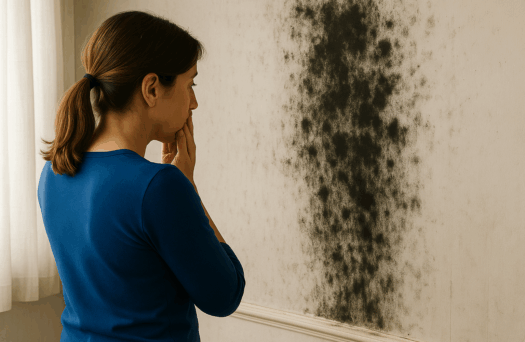 Muffa in casa e danni alla salute