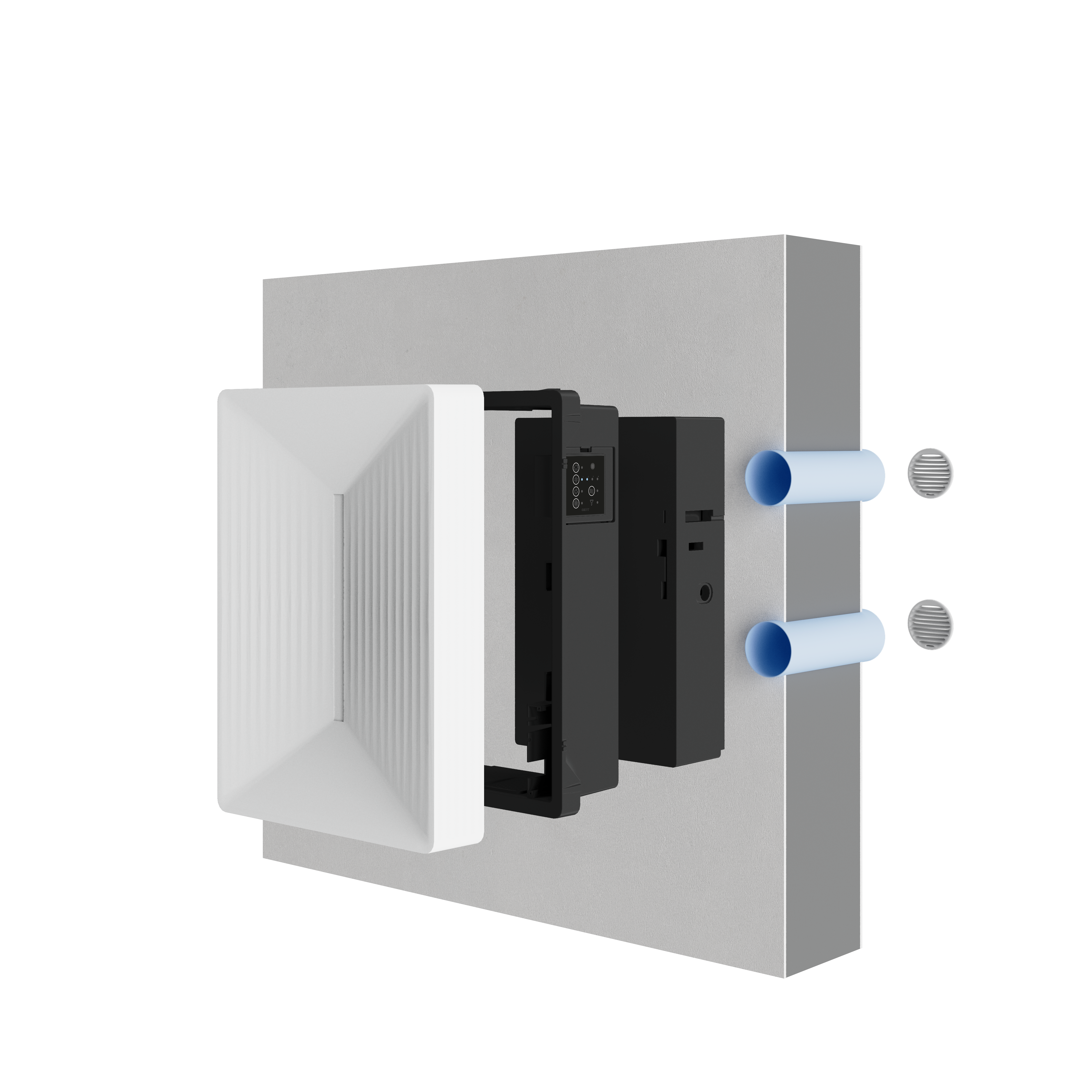 vmc a parete helty installazione