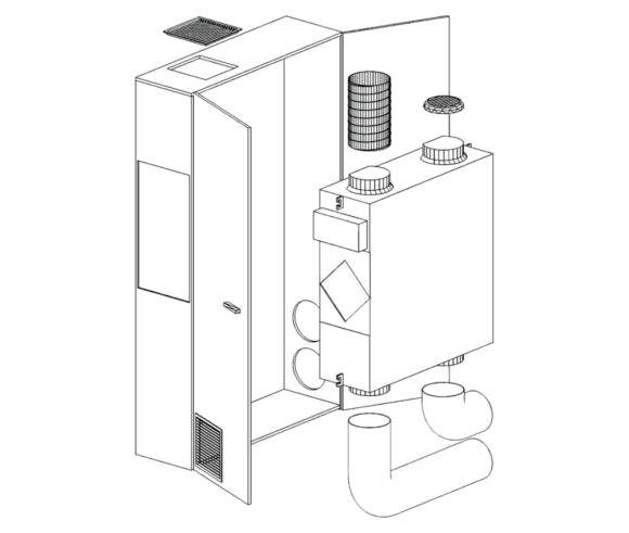 Helty Flow M 800 armadio silent