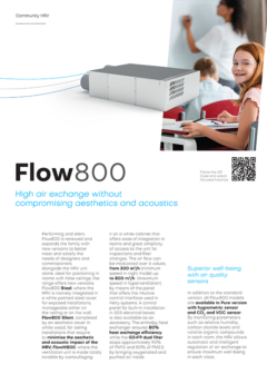 flow 800 product sheet