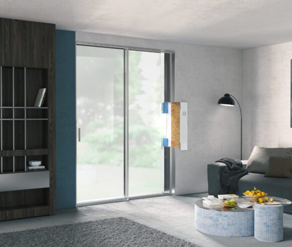 Helty Flow120 uscite in luce ambientato salotto sezione