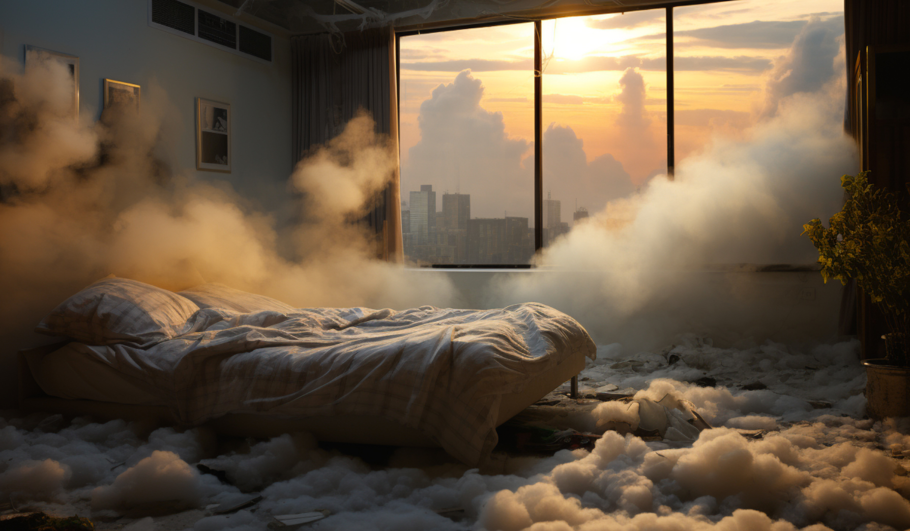 inquinamento indoor stanza letto