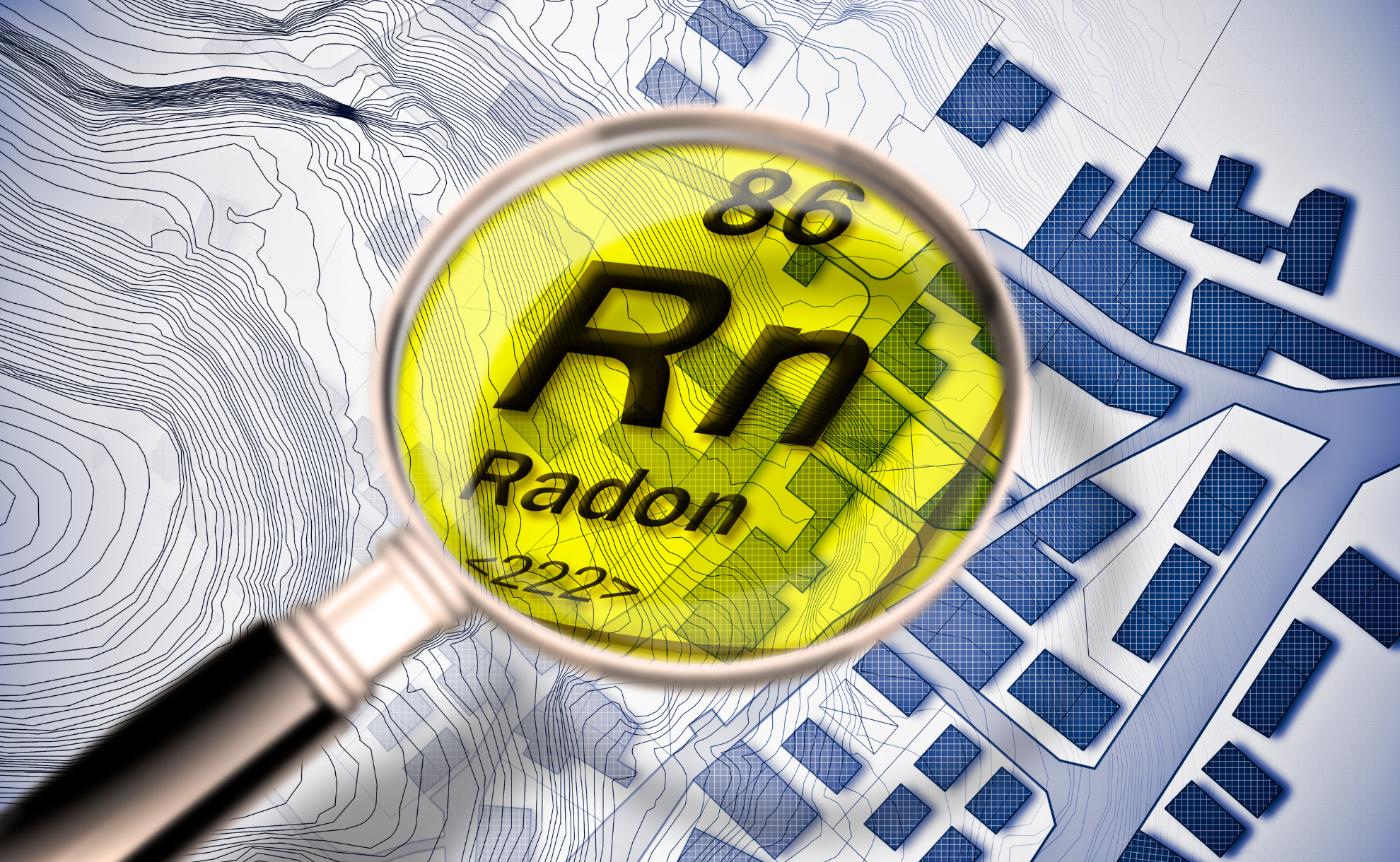 mappa gas radon