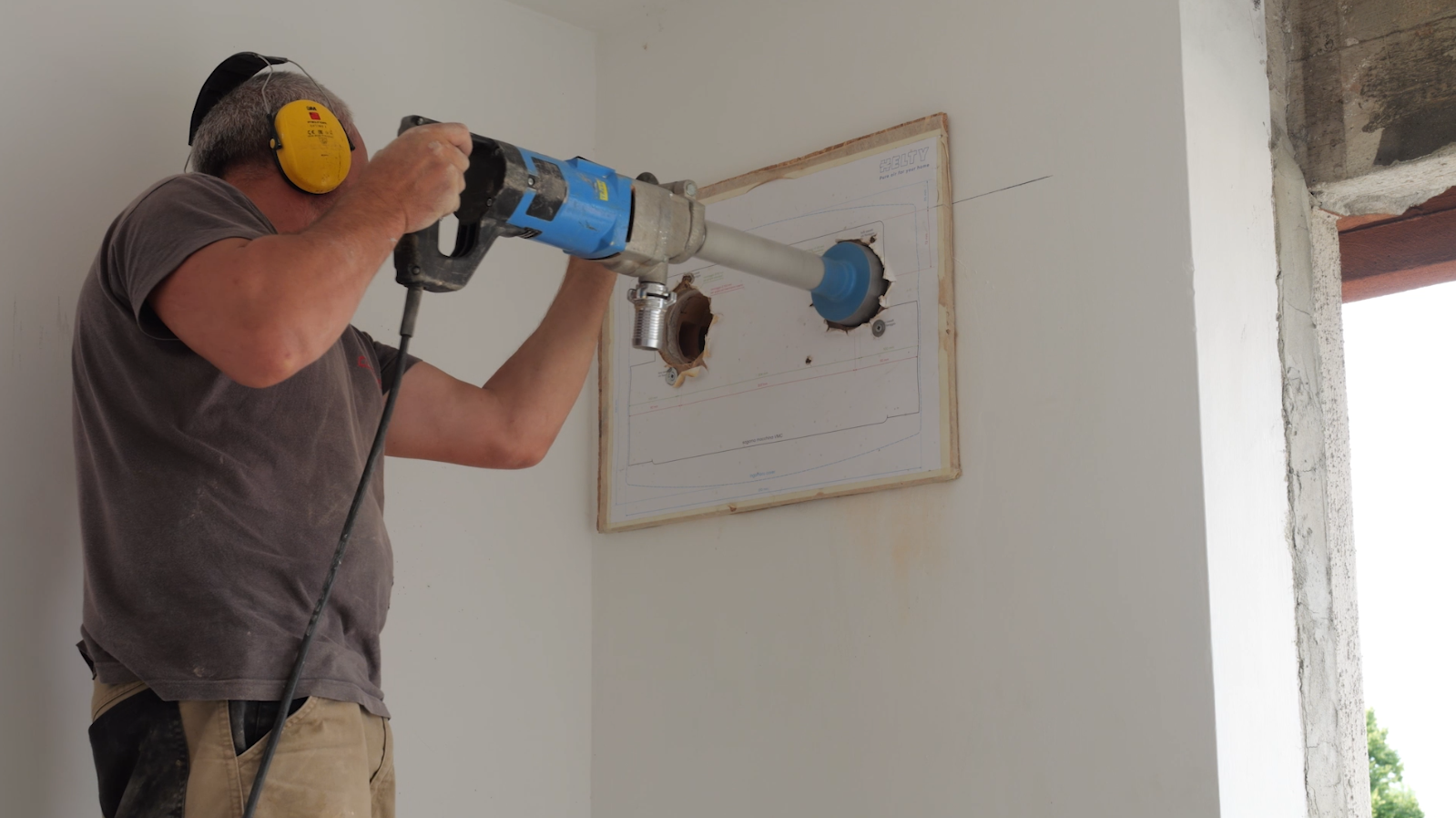 installazione vmc a parete helty