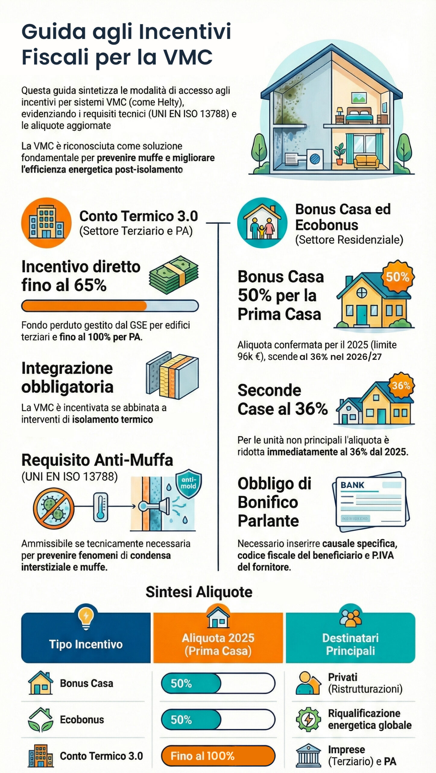 detrazioni fiscali vmc e ristrutturazioni
