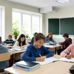 vmc in aula scolastica con studenti