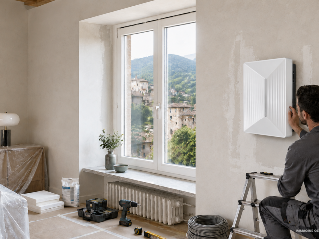 VMC a parete per riqualificazione flow plus