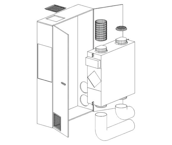 Helty Flow M 800 armadio silent
