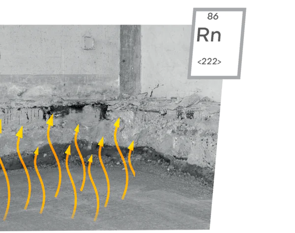 presenza radon suolo