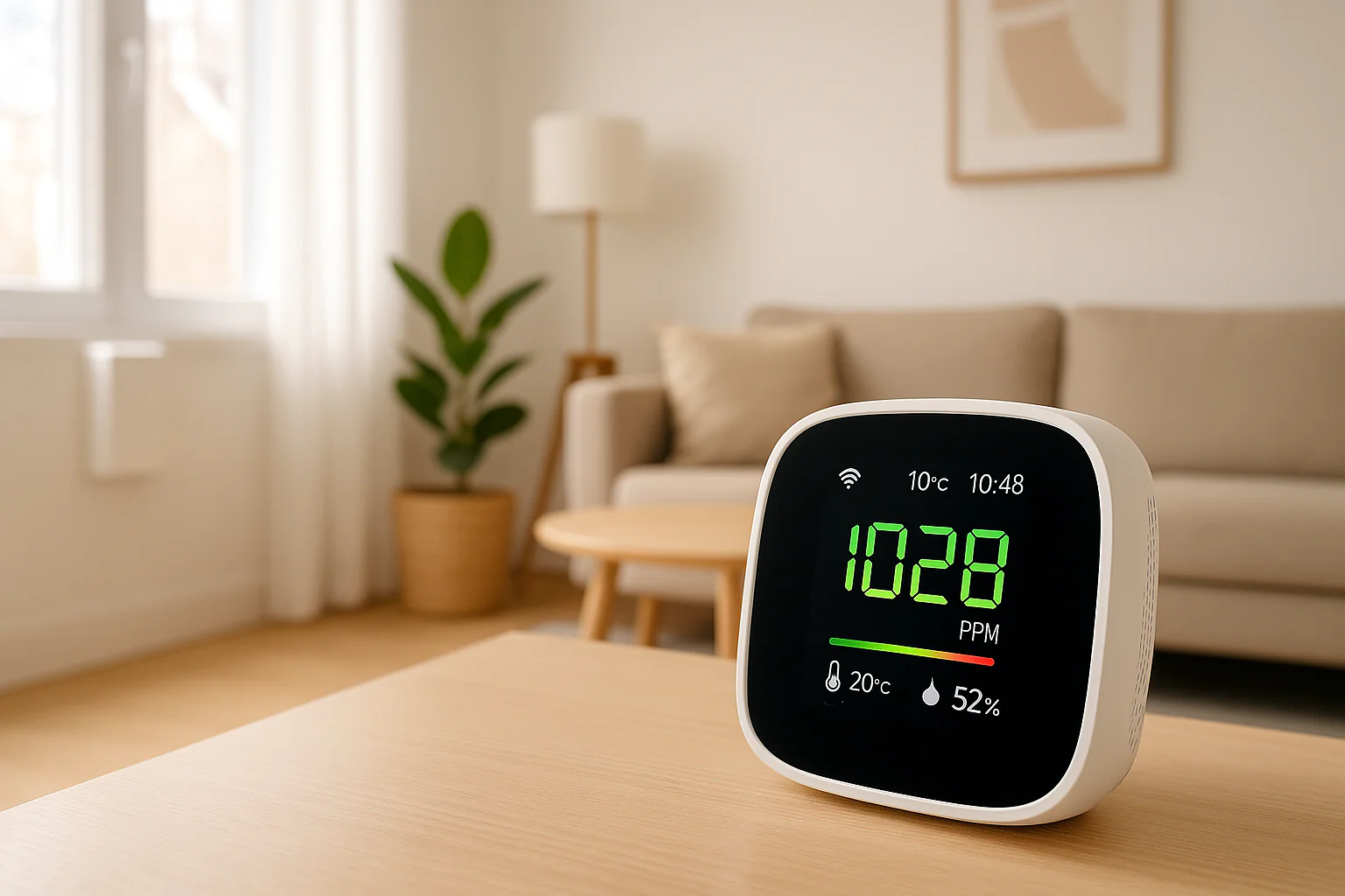 sensore co2 helty salotto