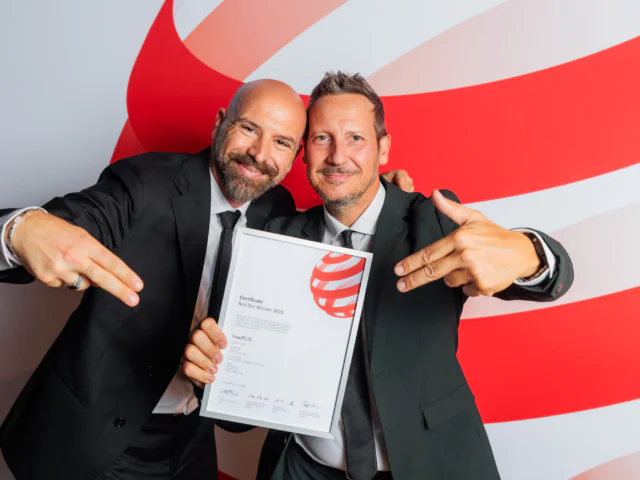 Nicola Pavan e Matteo Grisi al Red Dot Awards Gala 2026