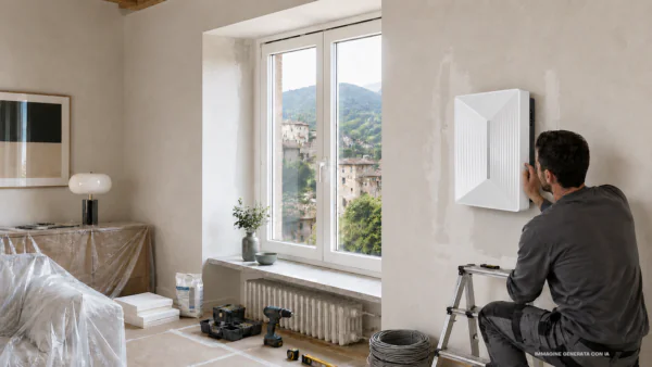 VMC a parete per riqualificazione flow plus