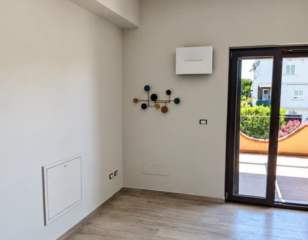 vmc flow plus installata in camera da letto risanata