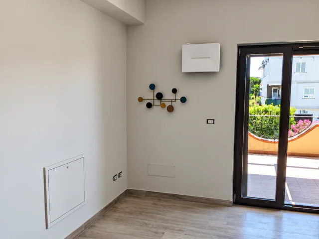 vmc flow plus installata in camera da letto risanata